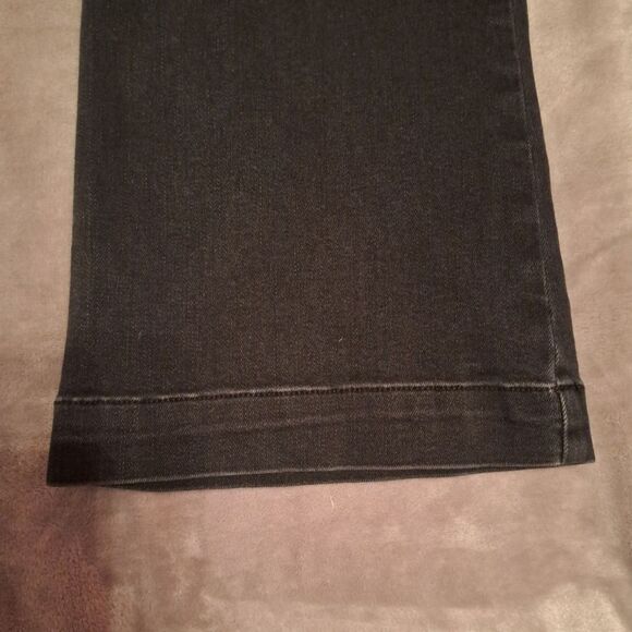 Veronica Beard Black Carson Ankle Flare High Rise Jeans Size 32 - Picture 6 of 16